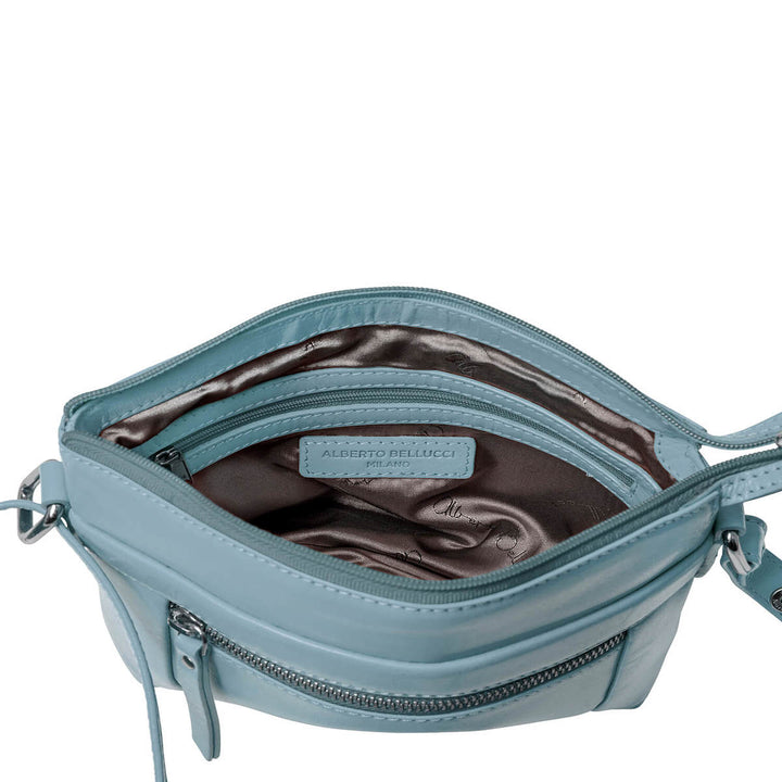 Alberto Bellucci תיק עור כתף קלאסי בינוני