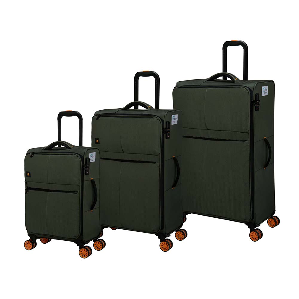 it Luggage Lykke סט 3 מזוודות גדולות בד