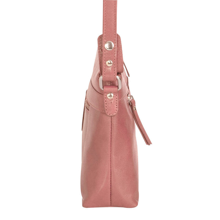 Alberto Bellucci תיק עור כתף קלאסי בינוני