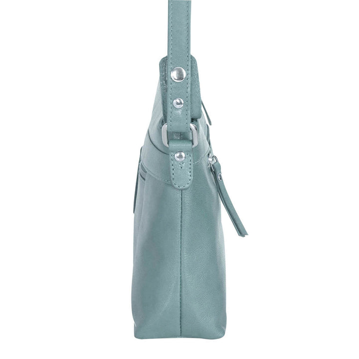 Alberto Bellucci תיק עור כתף קלאסי בינוני