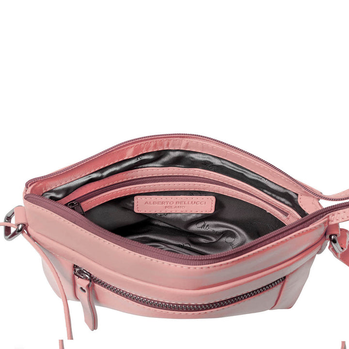 Alberto Bellucci תיק עור כתף קלאסי בינוני