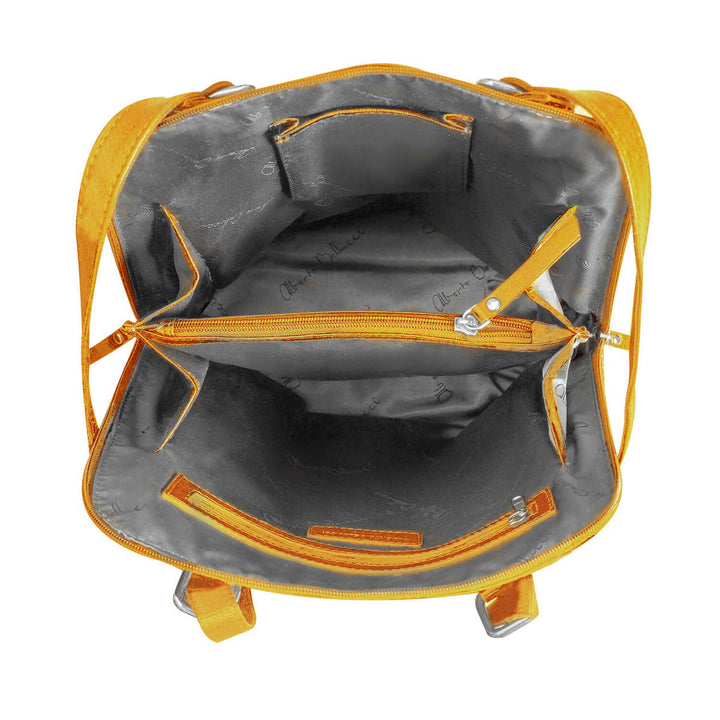 Alberto Bellucci תיק עור גב/ כתף קלאסי גדול ׁ