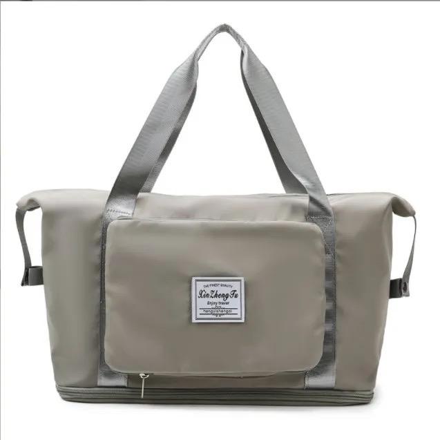 תיק מתקפל לנסיעות מתרחב עם שרוול למזוודה