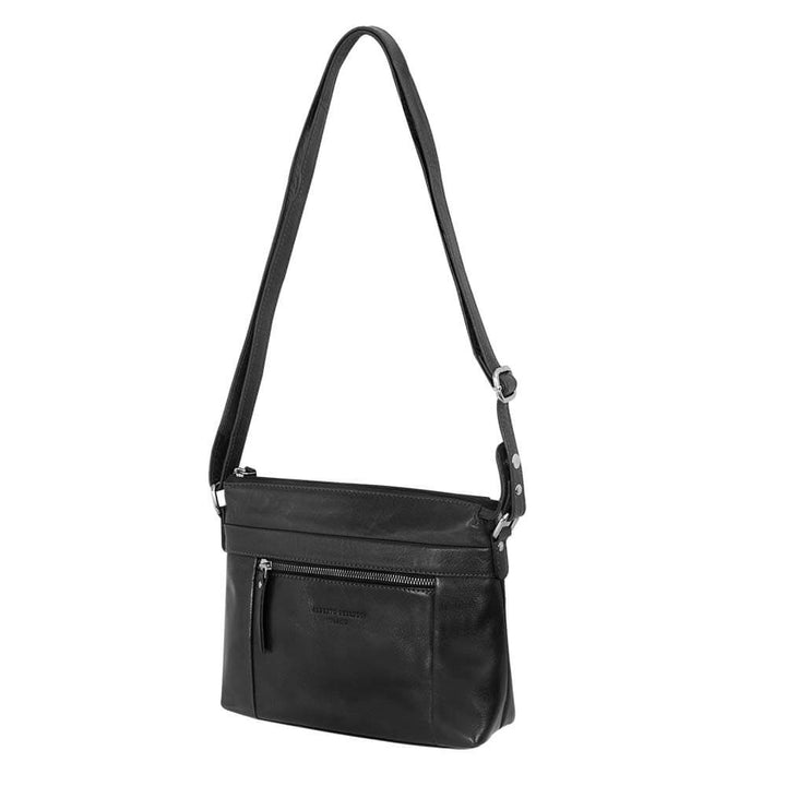 Alberto Bellucci תיק עור כתף קלאסי בינוני