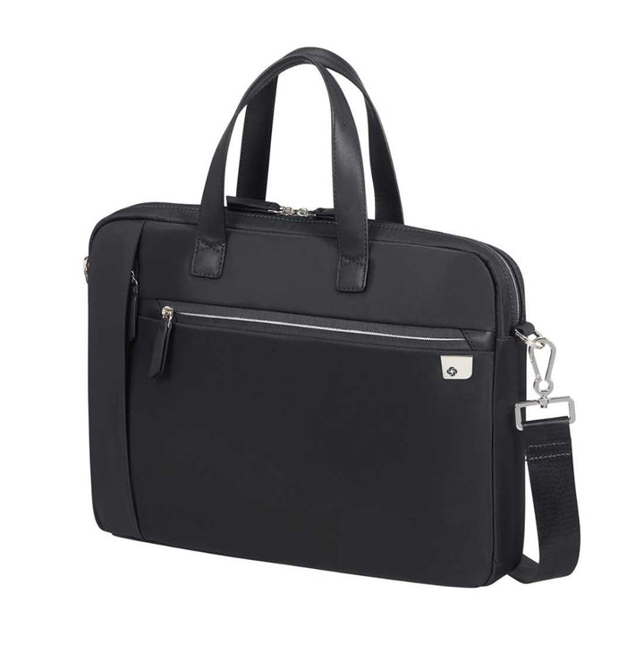 Samsonite Eco Wave 15.6" תיק צד למחשב נשים נייד בשחור