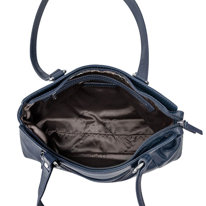 Alberto Bellucci תיק עור יד/ כתף קלאסי (4 צבעים)