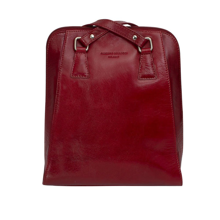 Alberto Bellucci תיק עור גב/ כתף קלאסי גדול ׁ(4 צבעים)