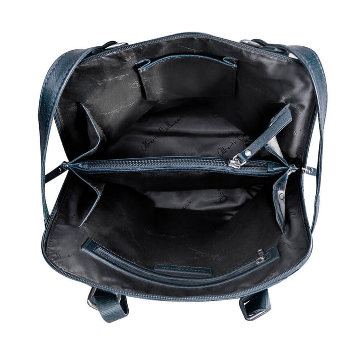 Alberto Bellucci תיק עור גב/ כתף קלאסי גדול ׁ(4 צבעים)