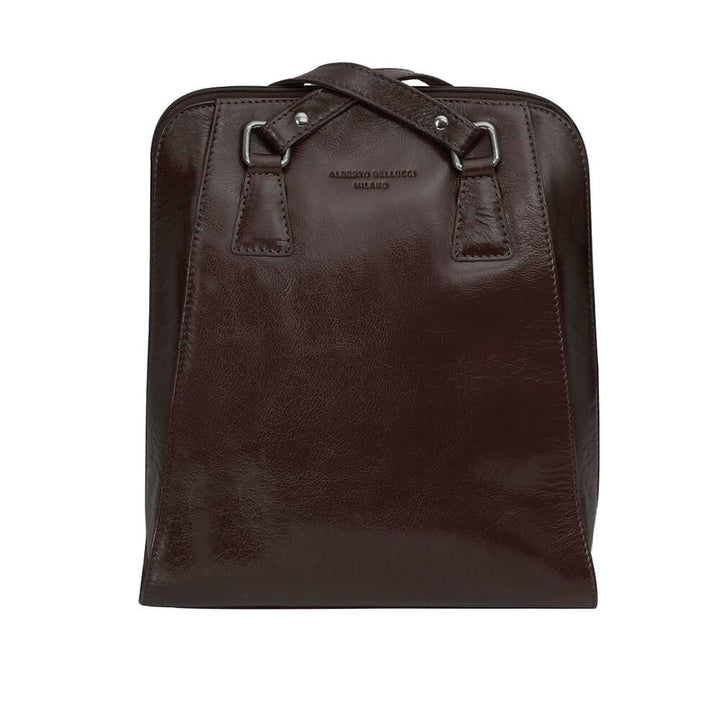 Alberto Bellucci תיק עור גב/ כתף קלאסי גדול ׁ(4 צבעים)