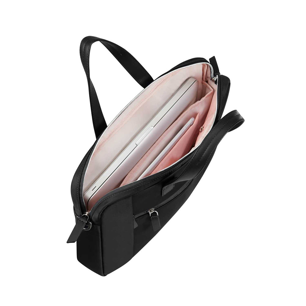 Samsonite Eco Wave 15.6" תיק צד למחשב נשים נייד בשחור