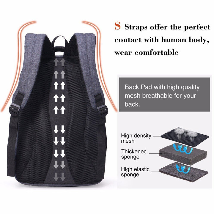 Aoking תיק גב אופנתי למחשב 15.6" (2 צבעים)