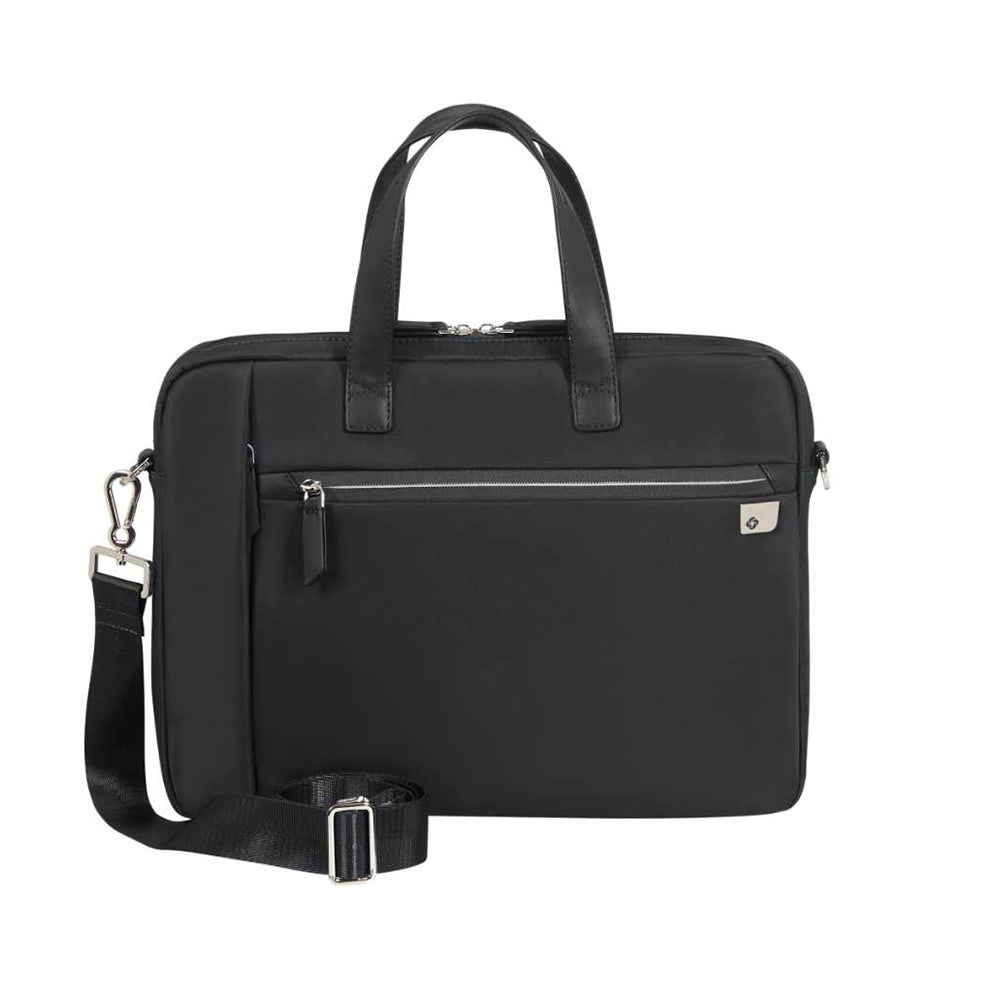 Samsonite Eco Wave 15.6" תיק צד למחשב נשים נייד בשחור