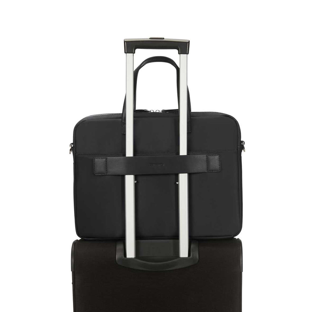Samsonite Eco Wave 15.6" תיק צד למחשב נשים נייד בשחור