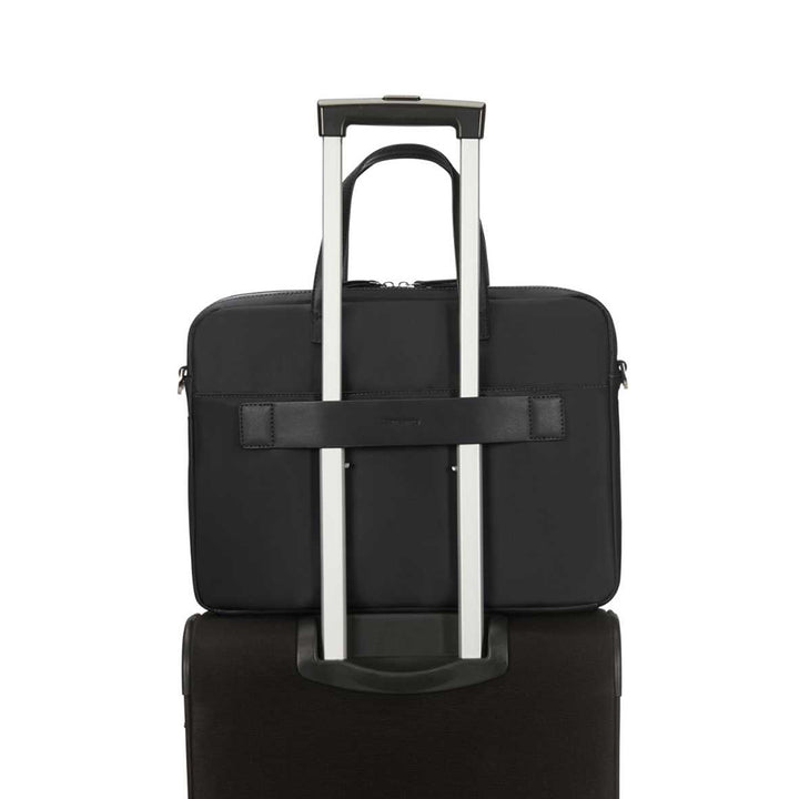 Samsonite Eco Wave 15.6" תיק צד למחשב נשים נייד בשחור