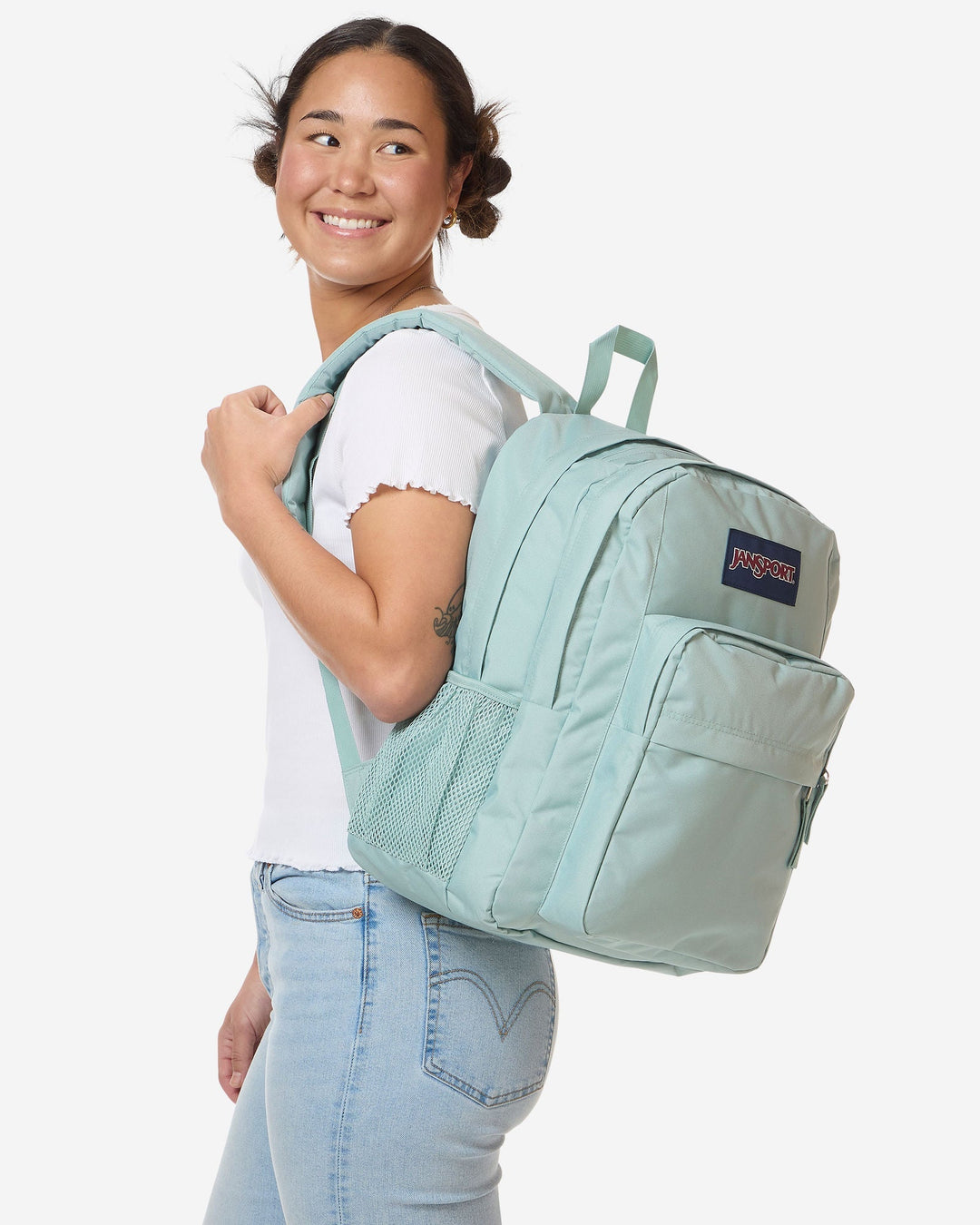 JanSport Big Day Pack - ירוק מרווה