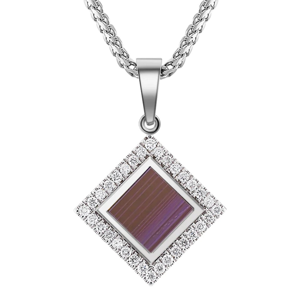 מעוין 14 קראט משובץ יהלומים וננו תנ"ך - תיק התיקיםJerusalem Nano Bible Jewelryחנות "ג'רוזלם ננו תנ"ך" היחיד שמיוצר בישראל