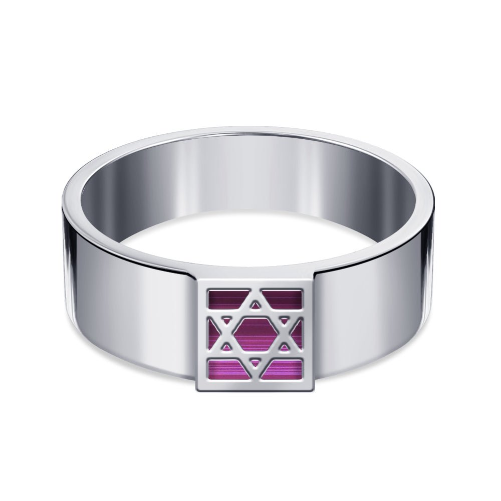 טבעת זהב 14 קראט משובצת ננו תנ"ך - תיק התיקיםJerusalem Nano Bible Jewelryחנות "ג'רוזלם ננו תנ"ך" היחיד שמיוצר בישראל
