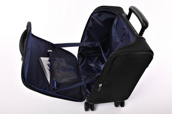 טרולי יוקרתי קטן 14" Underseat מתחת למושב המטוס הכולל USB מבית VERAGE דגם VISIONARY 10DW - תיק התיקיםVERAGELuggage & Bags