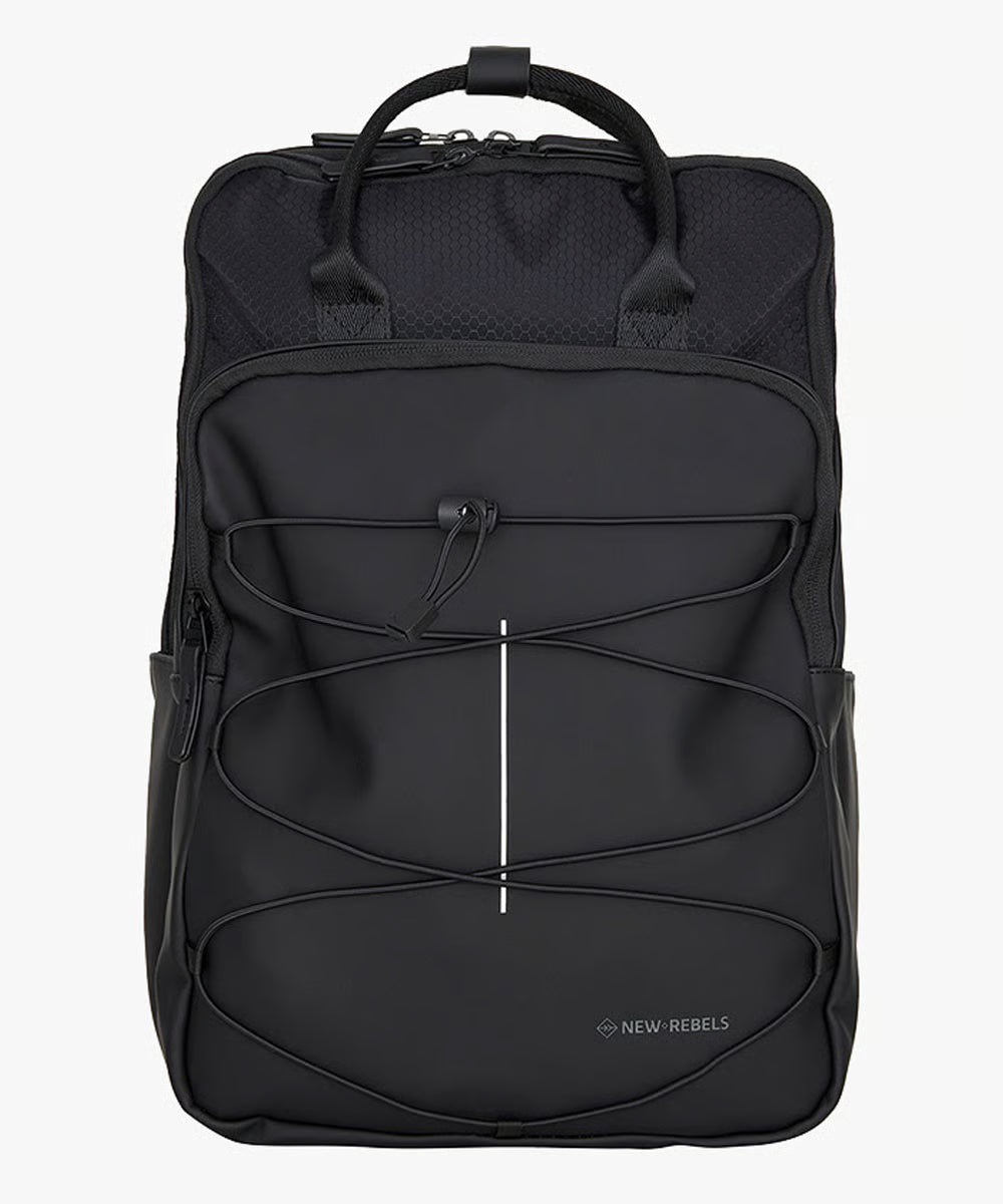 New Rebels William תיק גב עמיד למים עם חבק גומי למחשב 15.6"