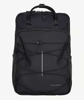 New Rebels William תיק גב עמיד למים עם חבק גומי למחשב 15.6"