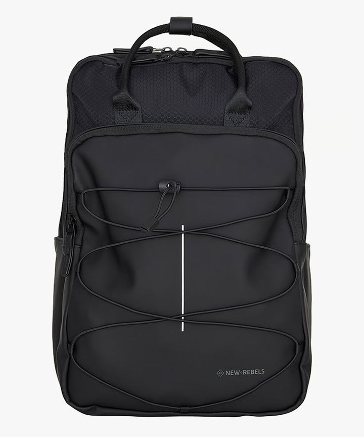 New Rebels William תיק גב עמיד למים עם חבק גומי למחשב 15.6"