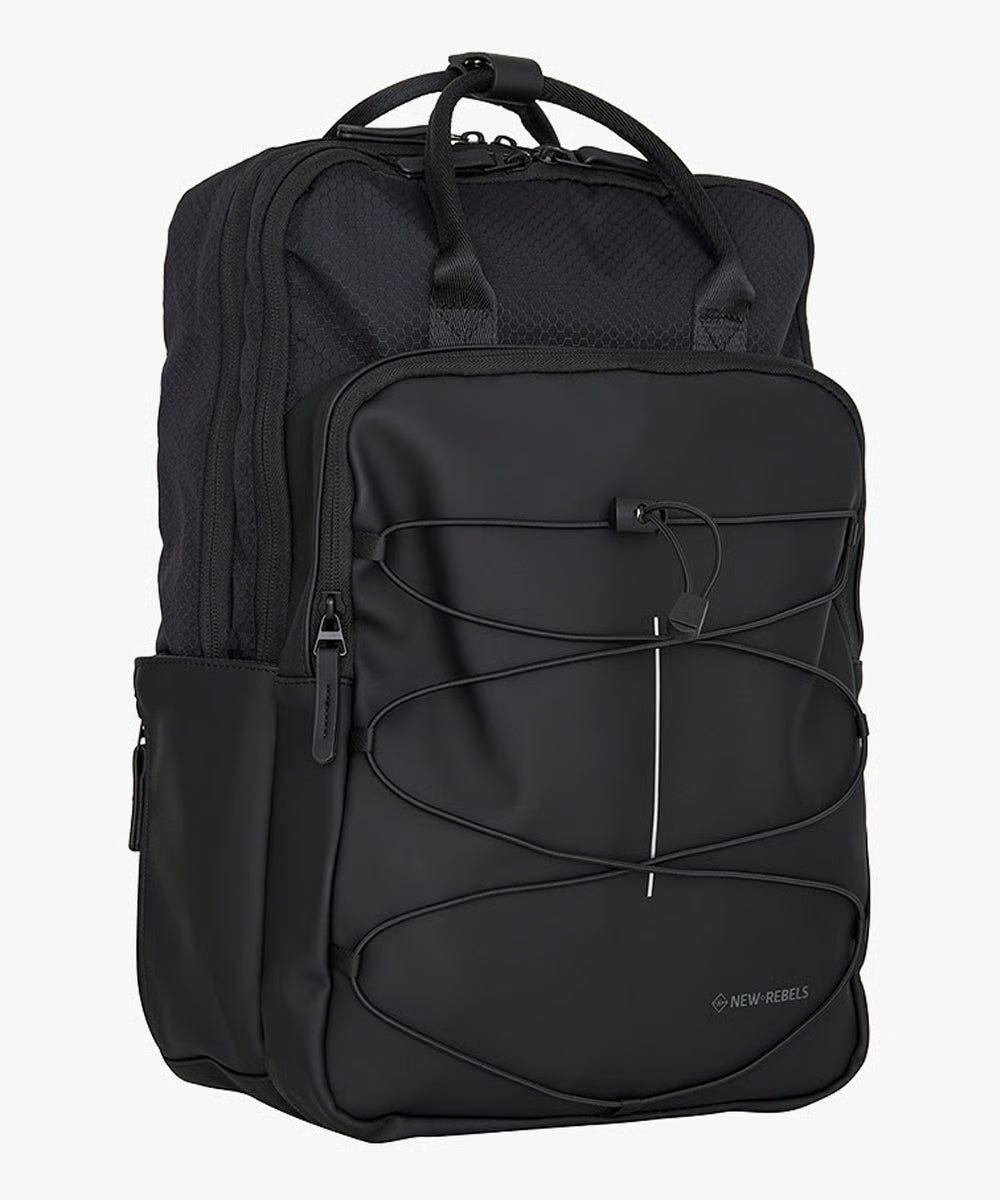 New Rebels William תיק גב עמיד למים עם חבק גומי למחשב 15.6"