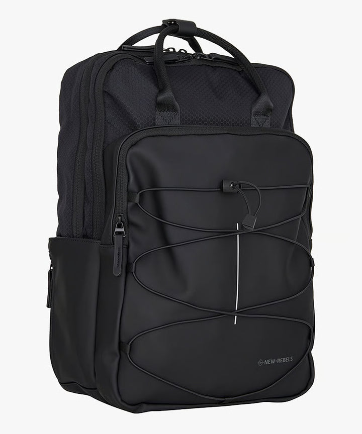 New Rebels William תיק גב עמיד למים עם חבק גומי למחשב 15.6"