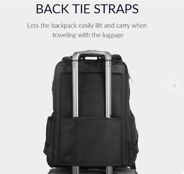 תיק גב יוניסקס עסקי יוקרתי ללפטופ 15.6" כולל שקעי טעינה נסתרים מבית המותג AOKING עם טעינת USB - תיק התיקיםAOKINGBackpacks