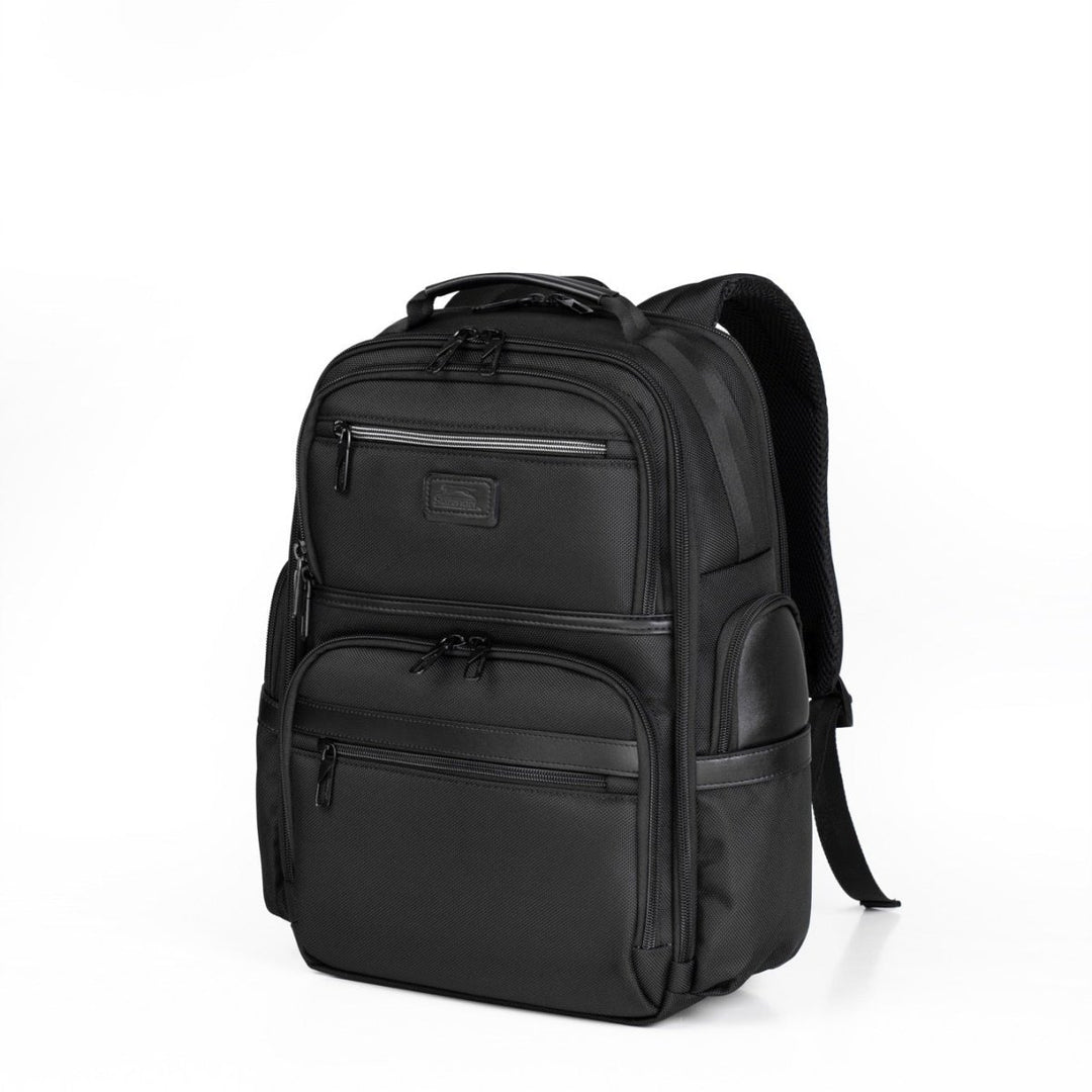תיק גב יוקרתי עסקי למחשב נייד 15.6״ מבית SLAZENGER מסדרת OXFORD - תיק התיקיםSLAZENGER