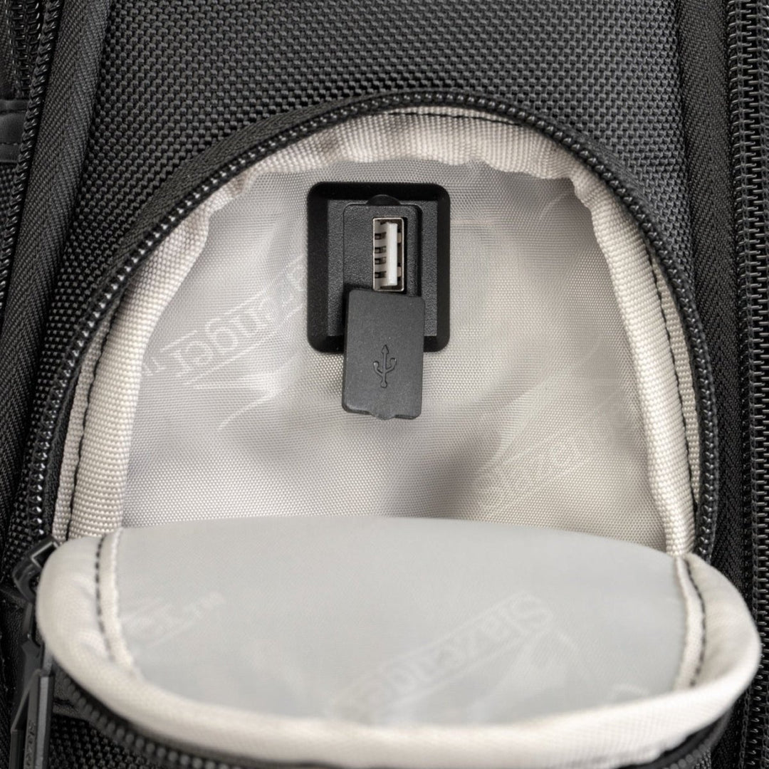 תיק גב יוקרתי עסקי למחשב נייד 15.6״ מבית SLAZENGER מסדרת OXFORD - תיק התיקיםSLAZENGER