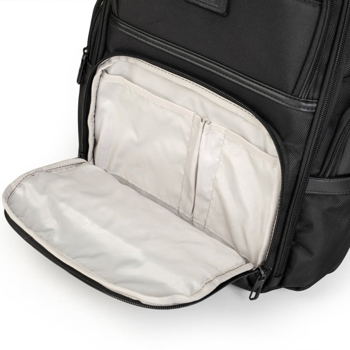 תיק גב יוקרתי עסקי למחשב נייד 15.6״ מבית SLAZENGER מסדרת OXFORD - תיק התיקיםSLAZENGER