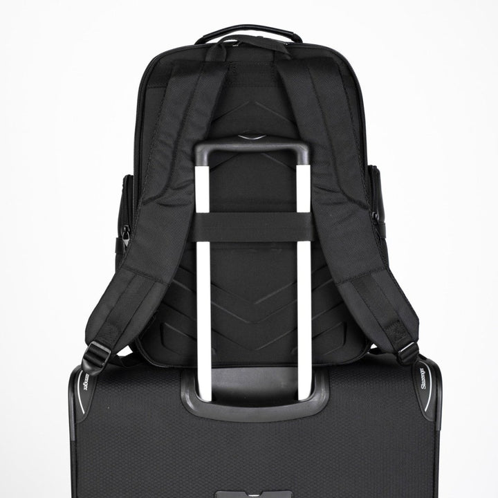 תיק גב יוקרתי עסקי למחשב נייד 15.6״ מבית SLAZENGER מסדרת OXFORD - תיק התיקיםSLAZENGER