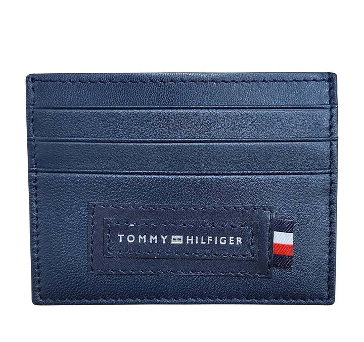 TOMMY HILFIGER ארנק עור דק כרטיסים לגבר