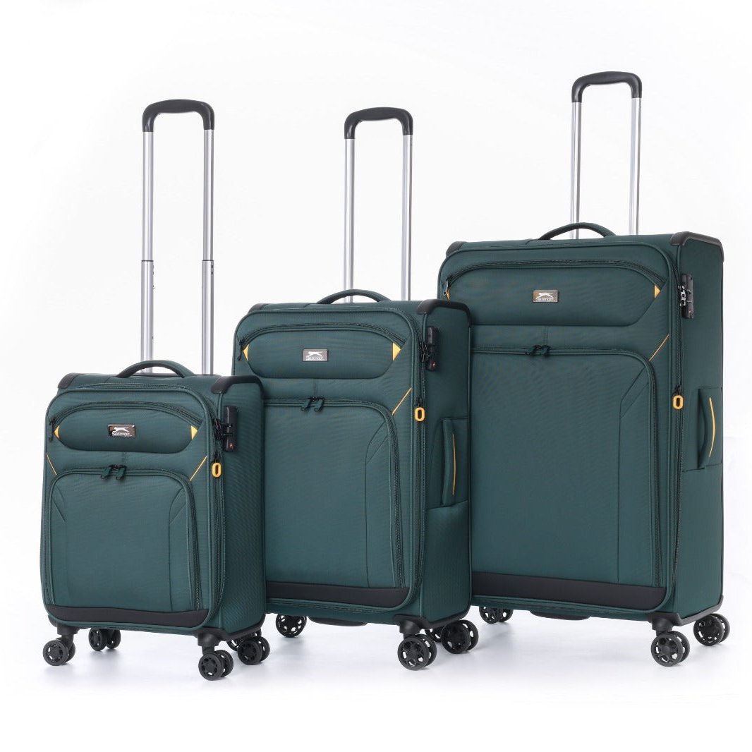 סט מזוודות בד פרמיום בגודל ענק 19"+25"+31" , של המותג SLAZENGER דגם New York II XL - תיק התיקיםSLAZENGERLuggage & Bags