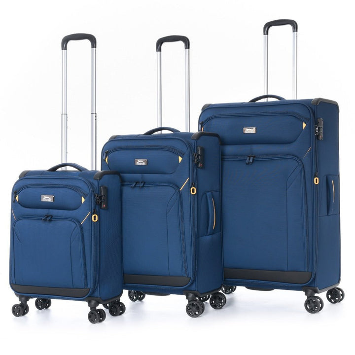 סט מזוודות בד פרמיום בגודל ענק 19"+25"+31" , של המותג SLAZENGER דגם New York II XL - תיק התיקיםSLAZENGERLuggage & Bags