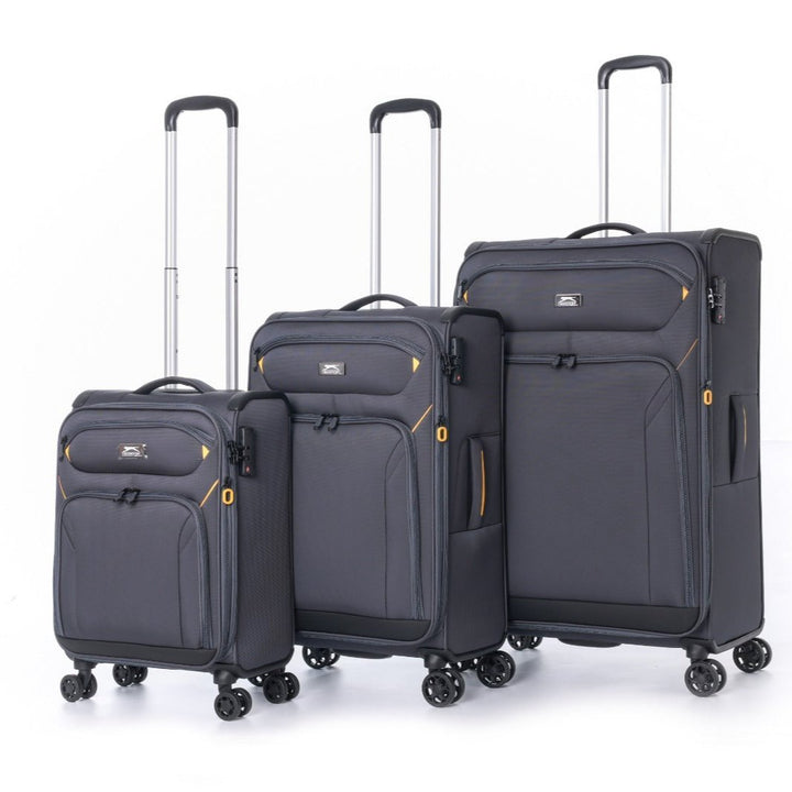 סט מזוודות בד פרמיום בגודל ענק 19"+25"+31" , של המותג SLAZENGER דגם New York II XL - תיק התיקיםSLAZENGERLuggage & Bags