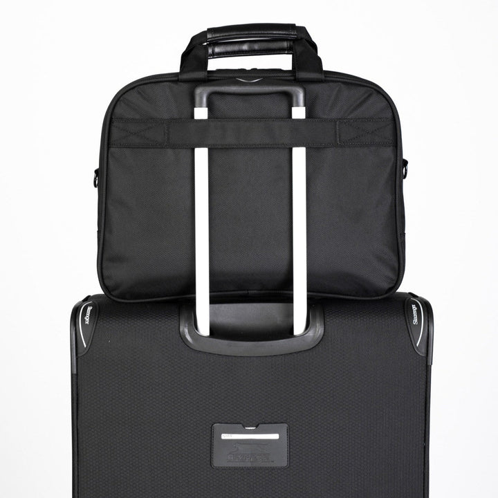 תיק מחשב BRIEFCASE עסקי מבית המותג SLAZENGER סדרת OXFORD