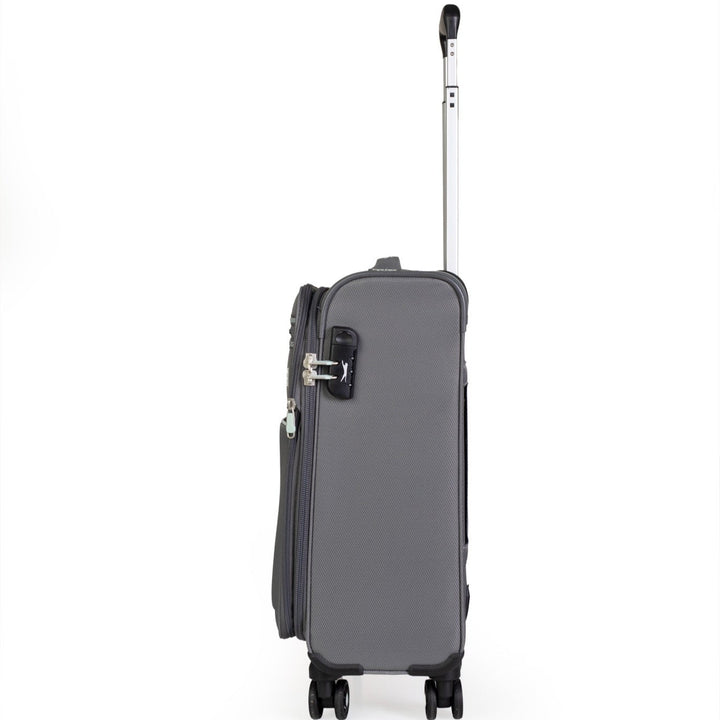 מזוודת עליה למטוס טרולי "19 בד פרמיום קלה ומתרחבת דגם B-lite II מבית חברת היוקרה Slazenger