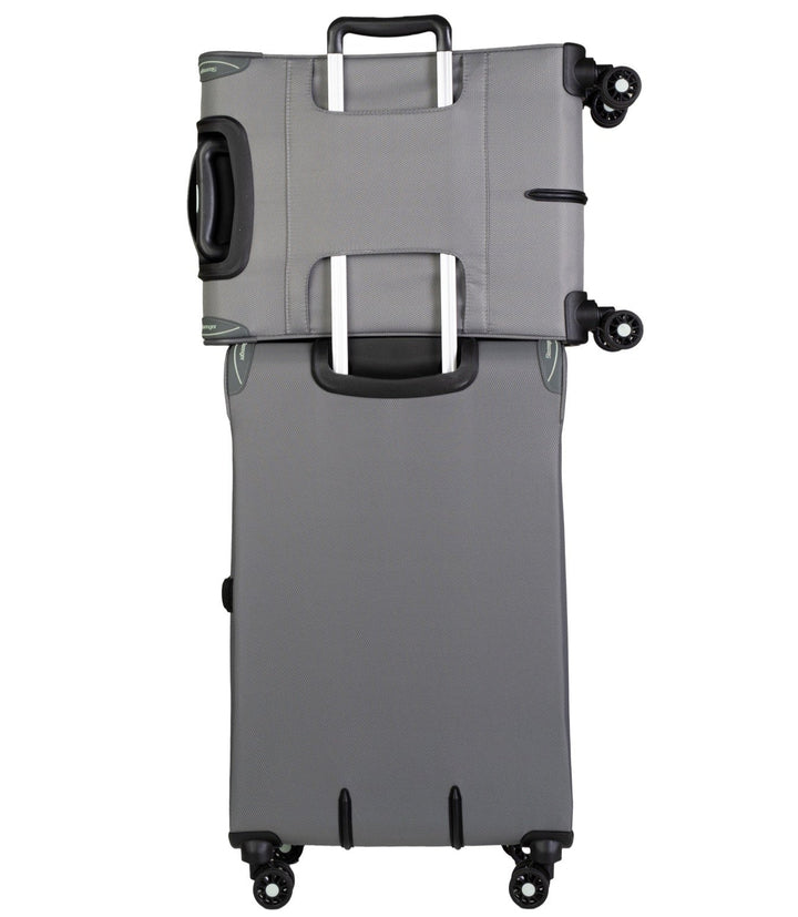 מזוודת עליה למטוס טרולי "19 בד פרמיום קלה ומתרחבת דגם B-lite II מבית חברת היוקרה Slazenger