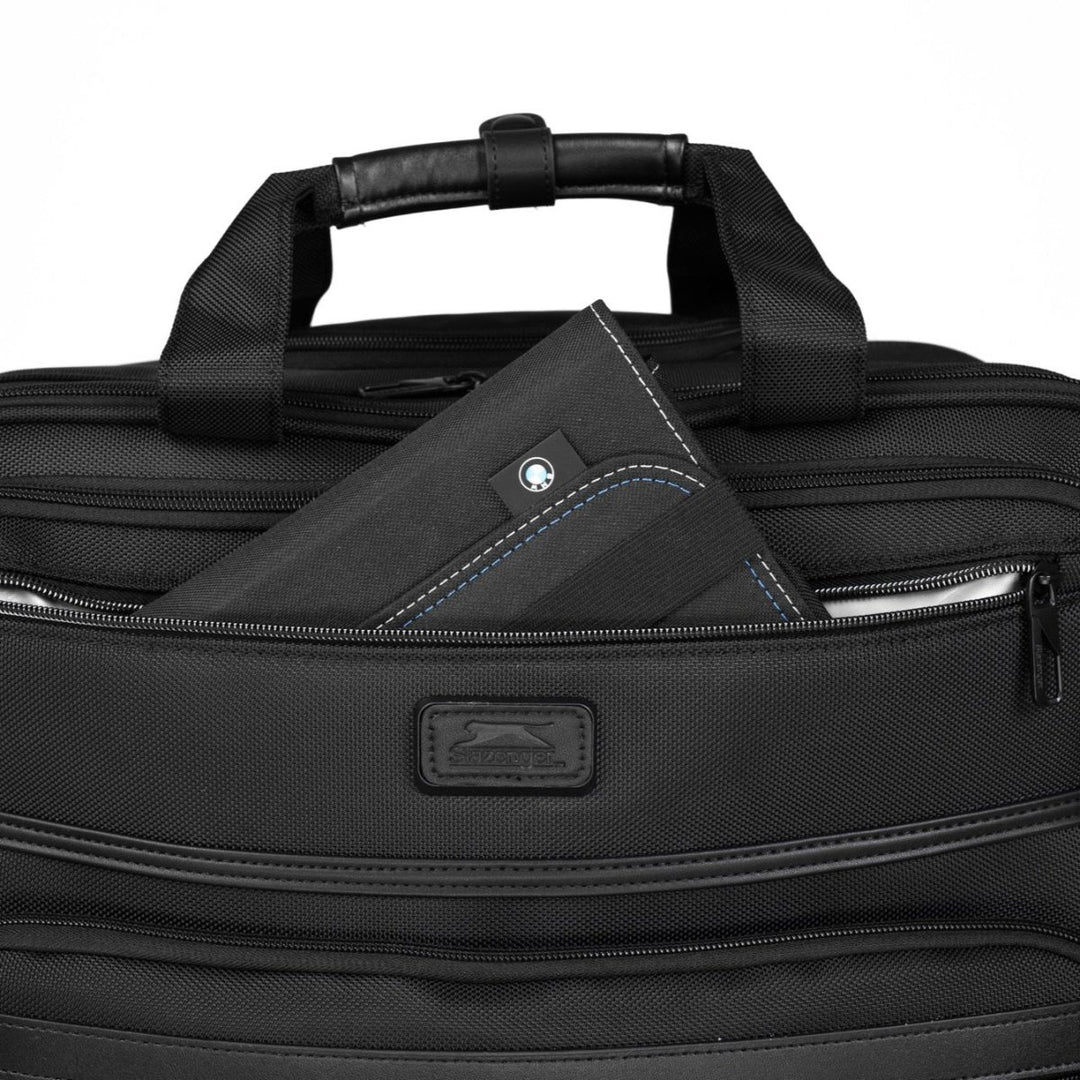 מזוודת טרולי עסקים 2 גלגלים עם תא לללפטופ LAPTOP CASE מבית המותג SLAZENGER סדרת OXFORD - תיק התיקיםSLAZENGERLuggage & Bags