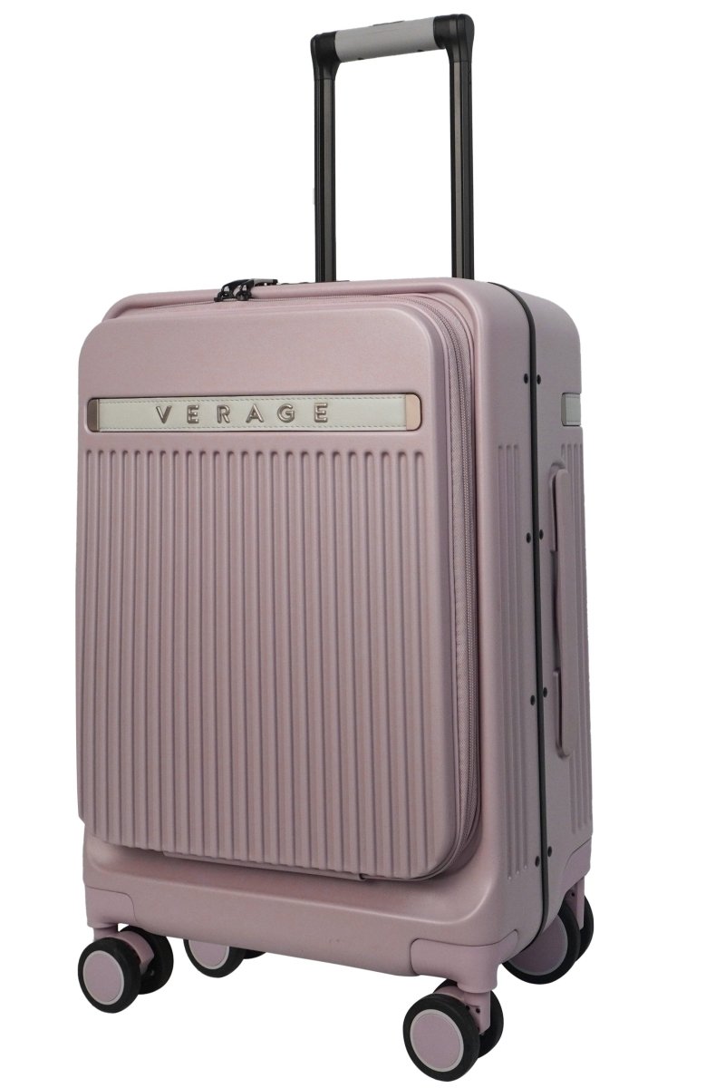 מזוודה יוקרתית קטנה 20" עליה למטוס מבית חברת VERAGE דגם WINDSOR FRONT POCKET המזוודה שמככבת במגזיני אופנה רבים - תיק התיקיםVERAGELuggage