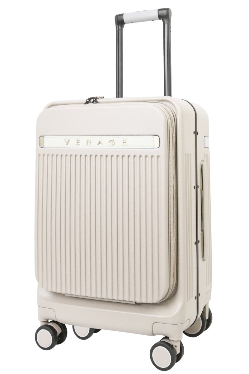 מזוודה יוקרתית קטנה 20" עליה למטוס מבית חברת VERAGE דגם WINDSOR FRONT POCKET המזוודה שמככבת במגזיני אופנה רבים - תיק התיקיםVERAGELuggage