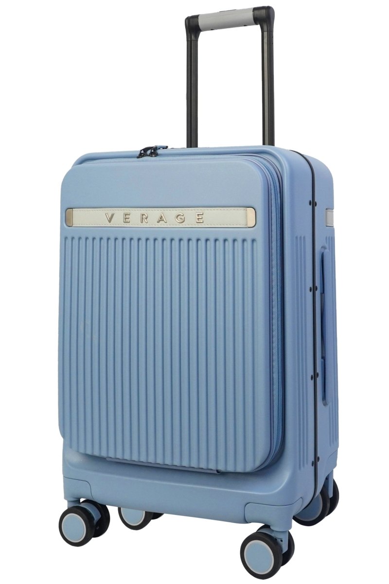 מזוודה יוקרתית קטנה 20" עליה למטוס מבית חברת VERAGE דגם WINDSOR FRONT POCKET המזוודה שמככבת במגזיני אופנה רבים - תיק התיקיםVERAGELuggage