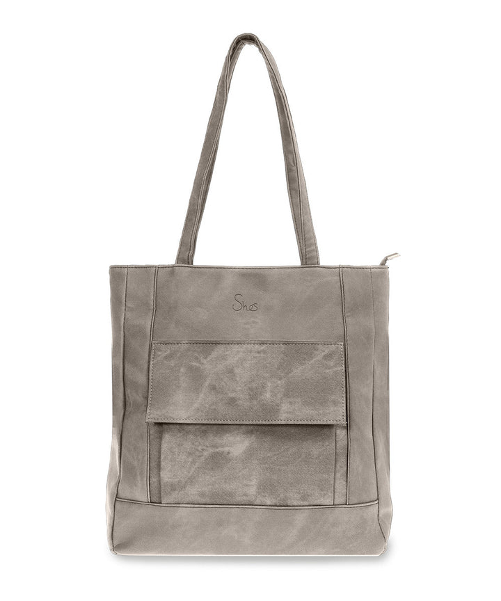 She's תיק כתף אופנתי קלפה שתי רצועות