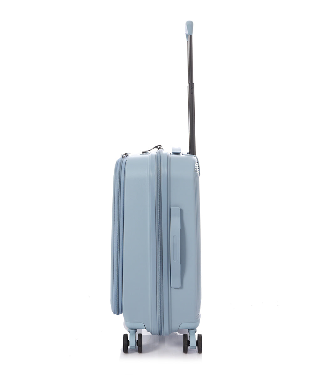 BOND Front Open 20" מזוודה קשיחה קטנה עלייה למטוס עם תא למחשב