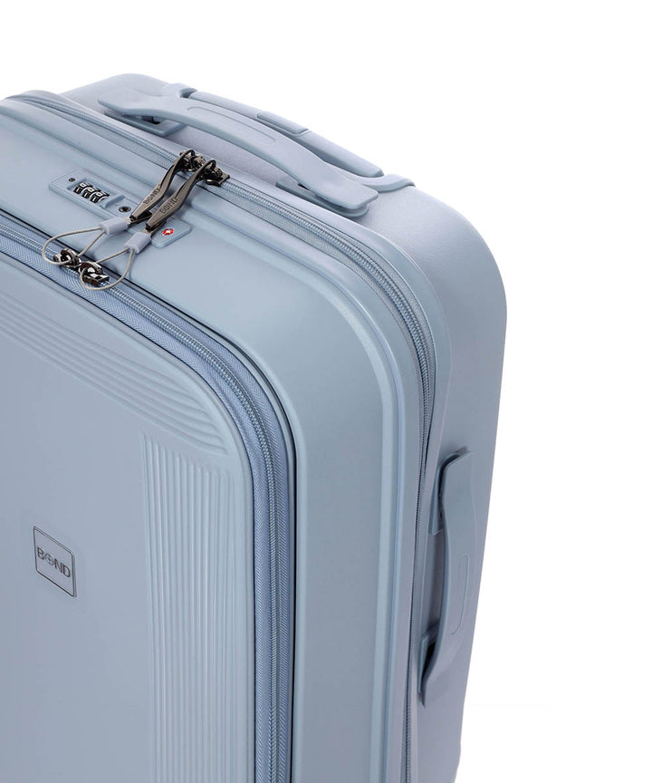 BOND Front Open 20" מזוודה קשיחה קטנה עלייה למטוס עם תא למחשב