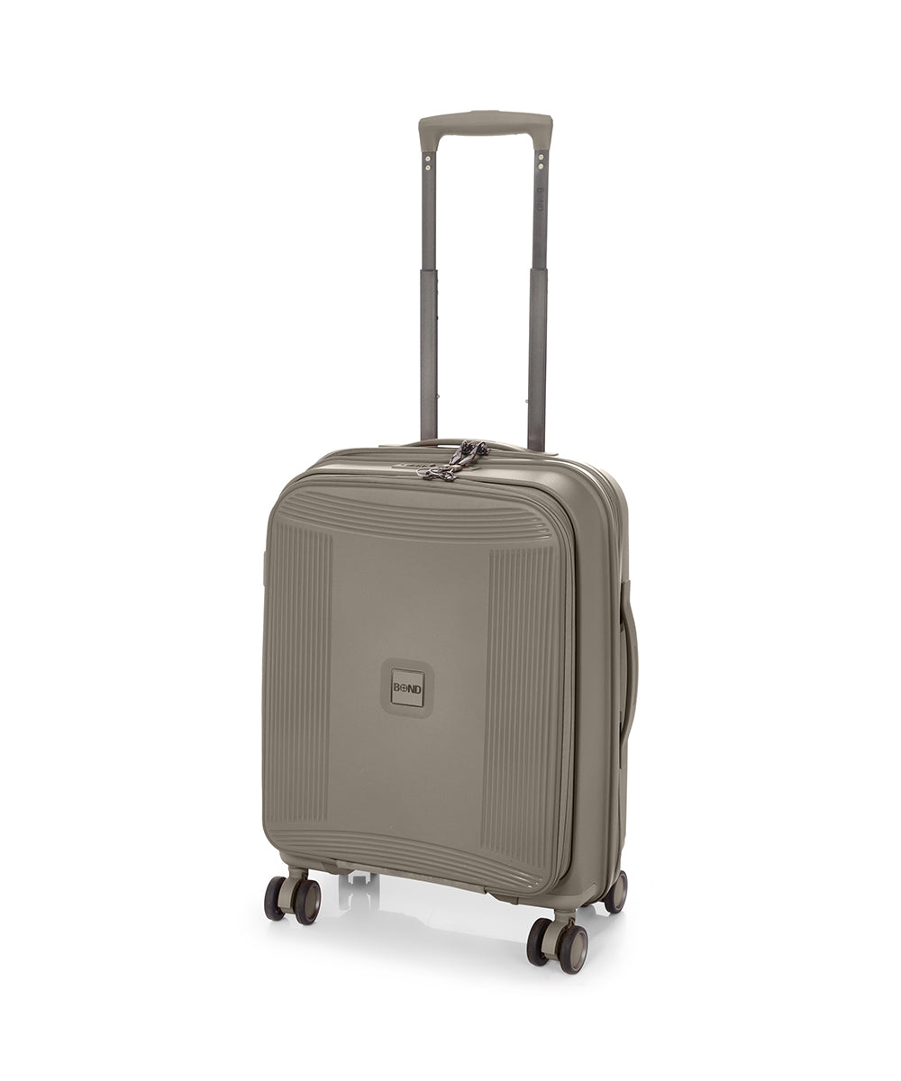 BOND Front Open 20" מזוודה קשיחה קטנה עלייה למטוס עם תא למחשב