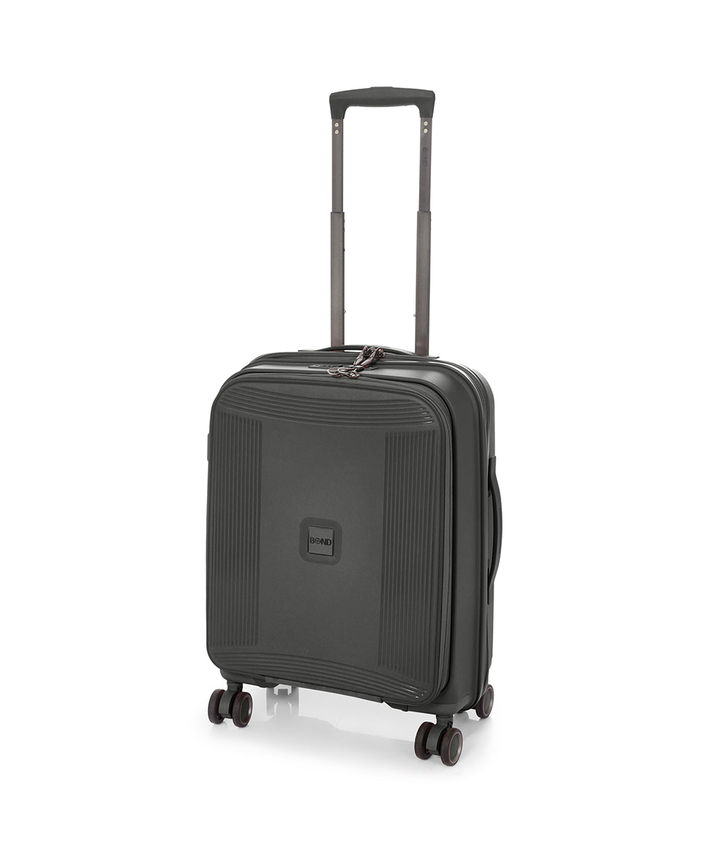 BOND Front Open 20" מזוודה קשיחה קטנה עלייה למטוס עם תא למחשב