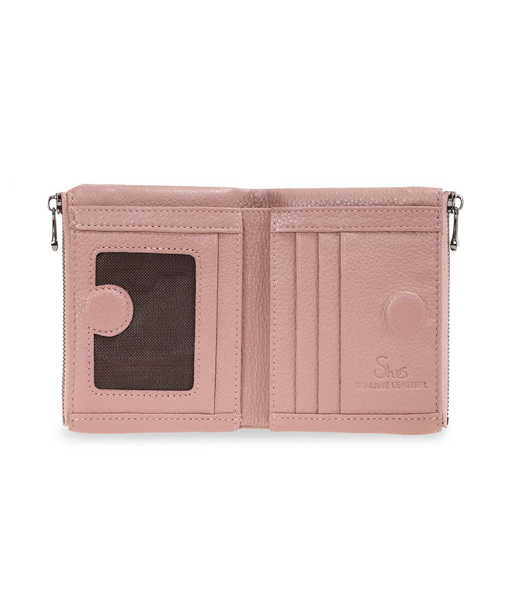 She's ארנק קומפקטי עור לנשים