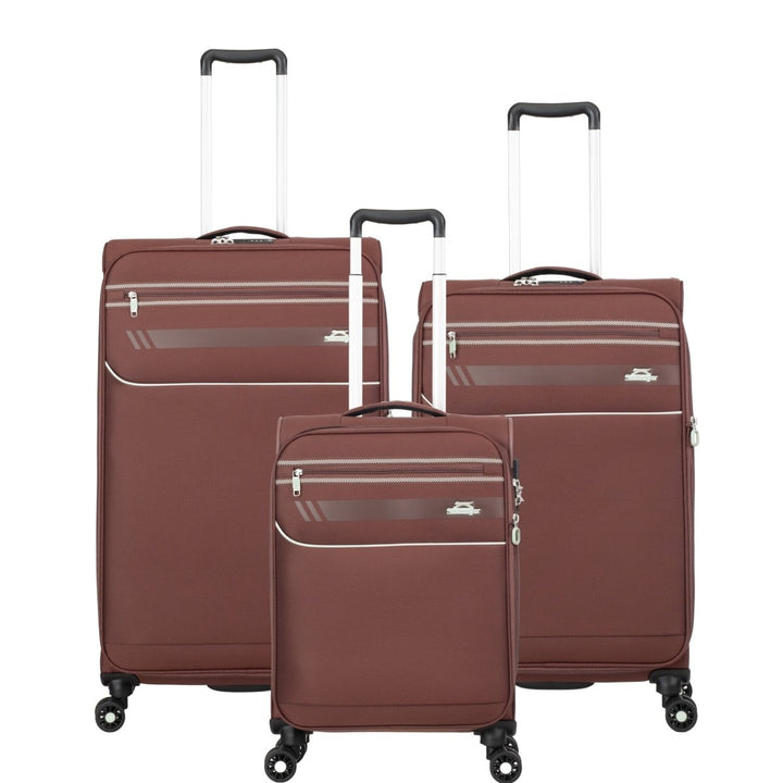 סט 3 מזוודות בד פרמיום קלות במיוחד דגם B-lite II מבית חברת היוקרה Slazenger - תיק התיקיםSLAZENGERסט מזוודות